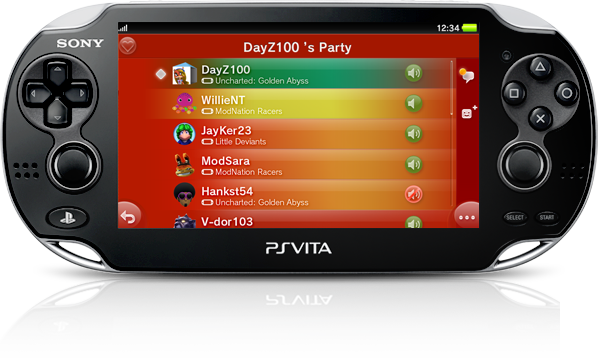 PS Vita System Cross Game Chat PS Vita System Cross Game Chat