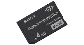 Memory Stick PRO Duo™ (4GB) Memory Stick PRO Duo™ (4GB)